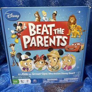 EUC Beat The Parents Board Game - Who Knows Disney Best (2011) COMPLETE 6+